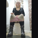 A pretty, blonde, British girl records herself pissing and shitting while sitting on a toilet in a public restroom. Subtle plops are heard. She wipes when finished. Presented in 720P vertical HD format. Over 2.5 minutes.